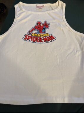 Women’s White Spider-Man Tank